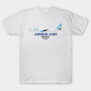 Airbus A321 - Sky Airlines "Adam & Eve" T-Shirt